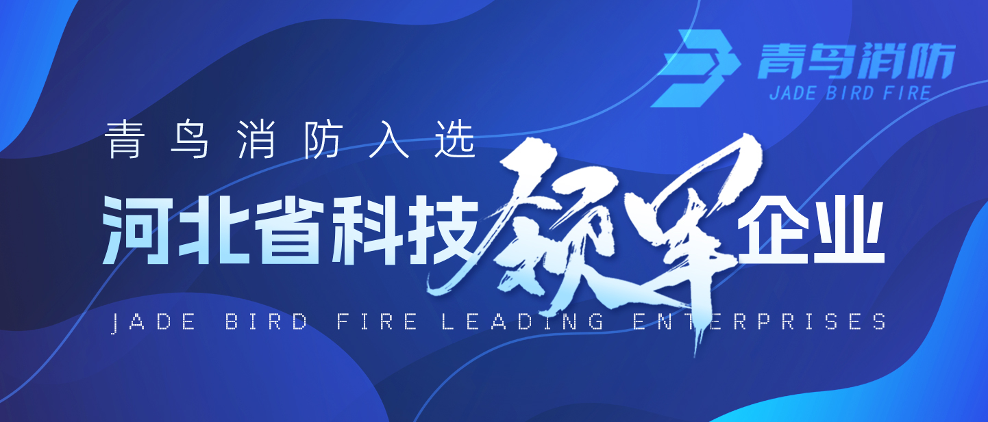 青鳥消防入選河北省科技領(lǐng)軍企業(yè)！